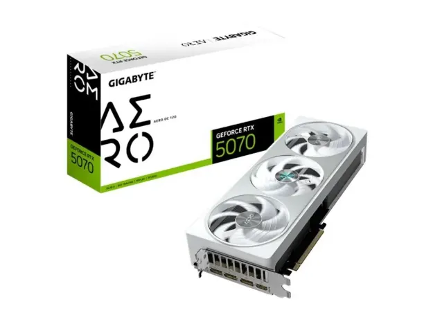 imagem de Placa de Video Gigabyte Geforce Rtx 5070 Aero Oc 12gb 1.0 Gddr7 192 Bits - Gv-N5070aero Oc-12gd