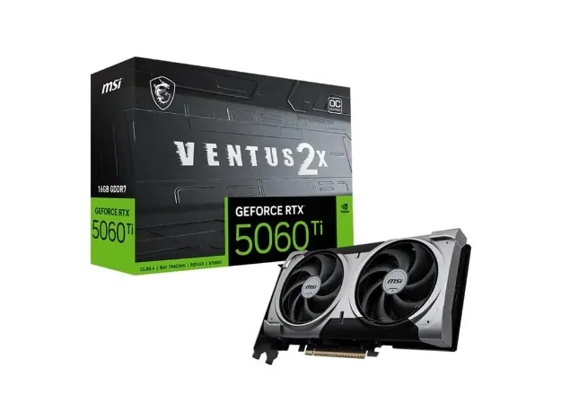 imagem de Placa de Video Msi Geforce Rtx 5060 Ti 16gb Ventus 2x Oc Plus Gddr7 128 Bits - 912-V535-097