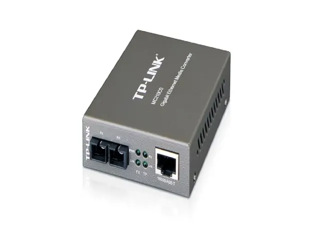imagem de Conversor de Fibra Optica Tp-Link Mc210cs Monomodo 10/100/1000 Mbps