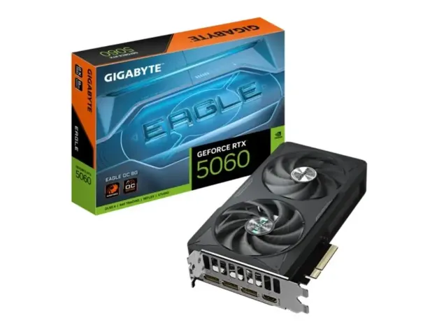 imagem de Placa de Video Gigabyte Geforce Rtx 5060 Eagle Oc 8gb Gddr7 128 Bits - Gv-N5060eagle Oc-8gd