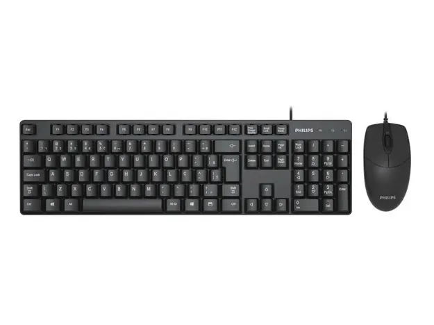imagem de Kit Teclado e Mouse Philips com Fio 2.4 Ghz - Spt6254/Fg