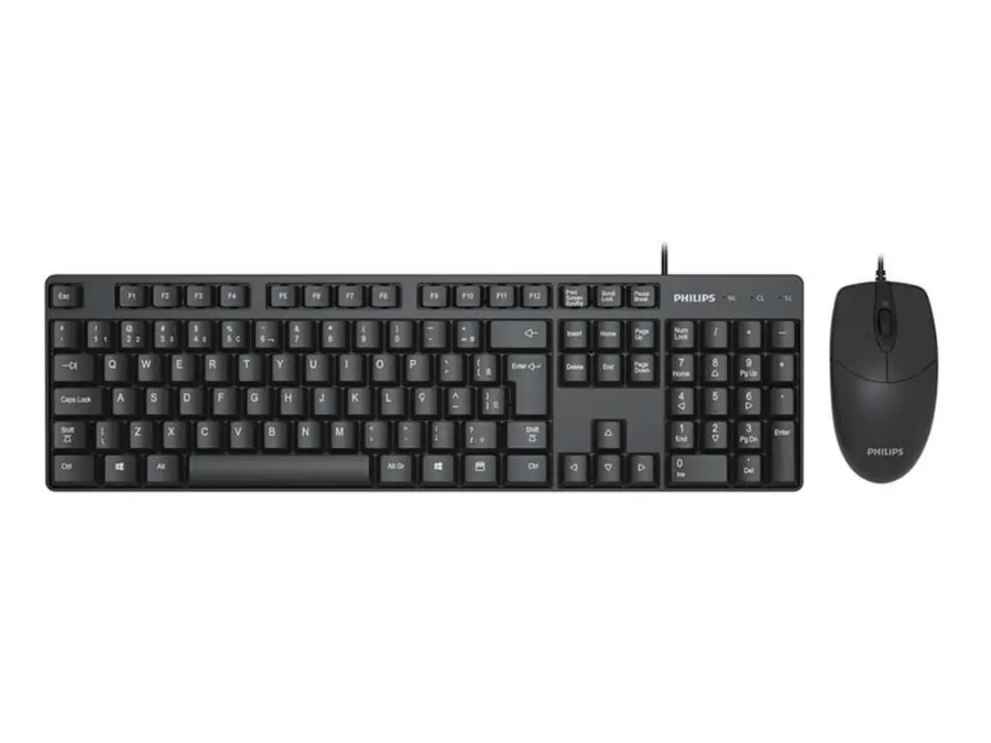 imagem de Kit Teclado e Mouse Philips com Fio 2.4 Ghz - Spt6254/Fg
