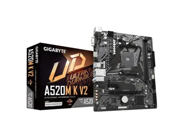 imagem de Placa Mae Gigabyte Amd (Am4) Ddr4 Micro Atx - A520m K V2 1.2
