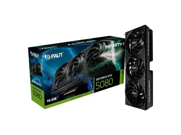 imagem de Placa de Video Palit Geforce Rtx 5080 Infinity 3 16gb Gddr7 256 Bits - Ne75080019t2-Gb2035s