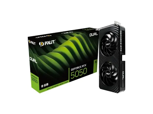 imagem de Placa de Video Palit Geforce Rtx 5050 Dual 8gb Gddr6 128 Bits - Ne65050019p1-Gb2070d