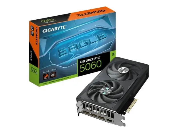 imagem de Placa de Video Gigabyte Geforce Rtx 5060 Eagle Oc 8gb Gddr7 128 Bits - Gv-N5060eagle Oc-8gd G10
