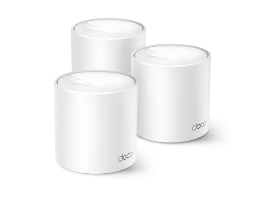 imagem de Kit 3 Roteadores Tp-Link Mesh Wi-Fi 6 Gigabit Dual-Band Ax1500 Deco X10 - Mtp0043