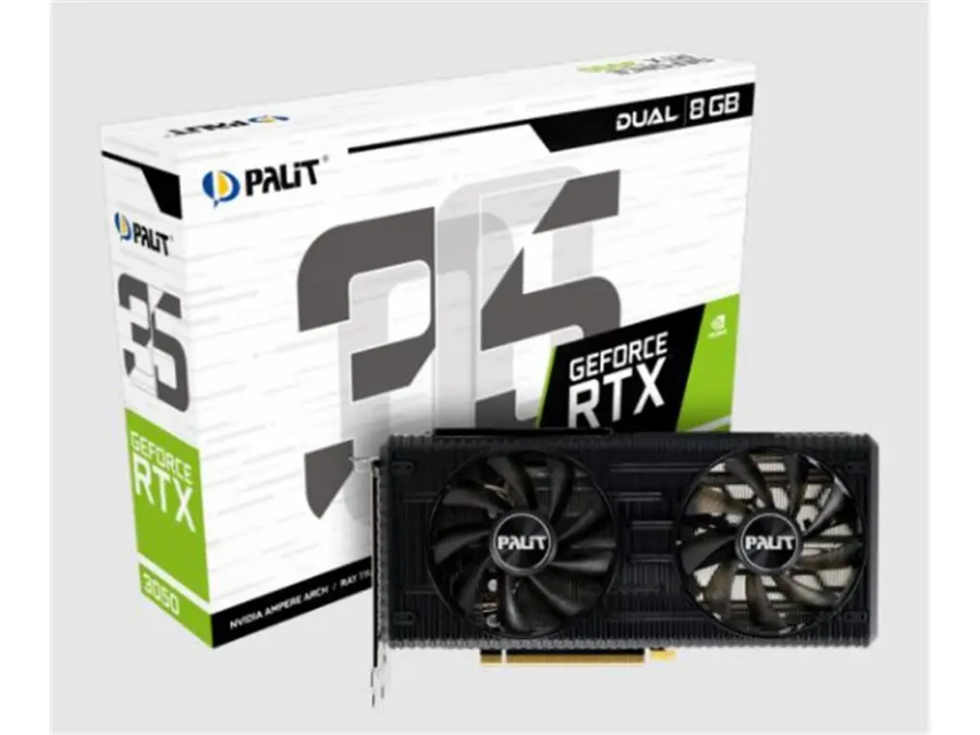 imagem de Placa de Video Palit Geforce Rtx 3050 Dual 8gb 128bits - Ne63050019p1-190ad