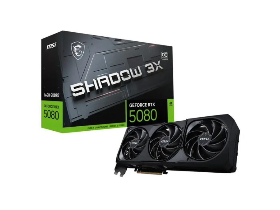 imagem de Placa de Video Msi Geforce Rtx 5080 16g Shadow 3x Oc 16gb Gddr7 256 Bits - 602-V531-149s