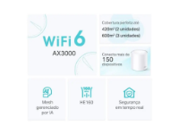 imagem de Roteador Mesh Wi-Fi 6 Gigabit Dual-Band Ax3000 Deco X50 - Mtp0056
