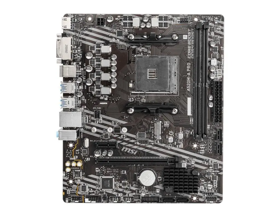 imagem de Placa Mae Msi Amd (Am4) Ddr4 Micro Atx - A520m-A Pro