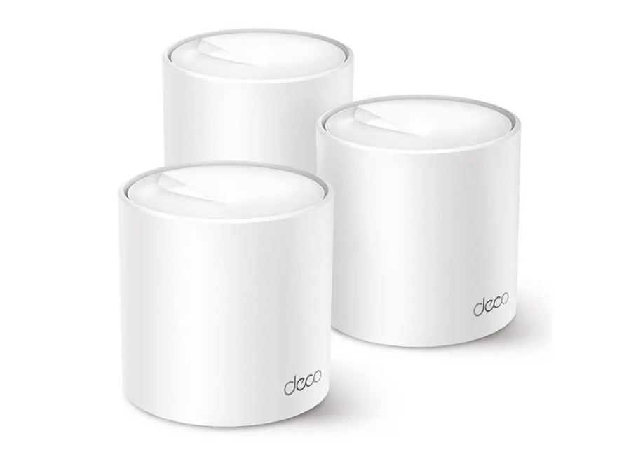 imagem de Kit 3 Roteadores Tp-Link Mesh Wi-Fi 6 Gigabit Dual Band Ax3000 Deco X50 - Mtp0049