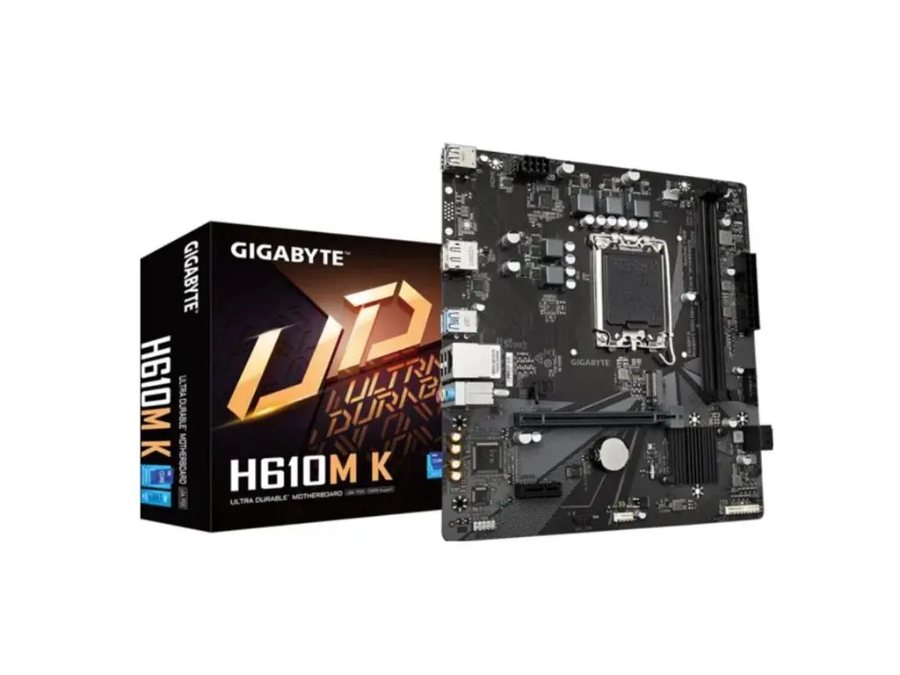 imagem de Placa Mae Gigabyte Intel (Lga1700) Ddr4 Micro Atx - H610m K Ddr4 2.0