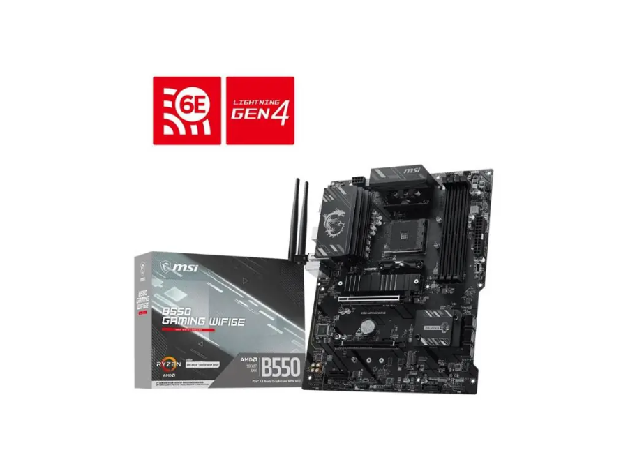 imagem de Placa Mae Msi Amd (Am4) Ddr4 Atx - B550 Gaming Wifi6e