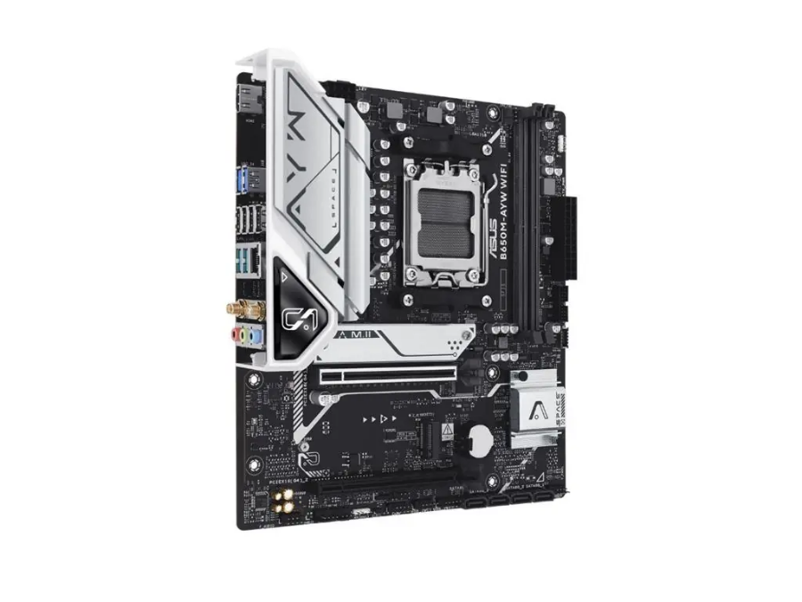 imagem de Placa Mae Asus Amd (Am5) Ddr5 Micro Atx - B650m-Ayw Wifi