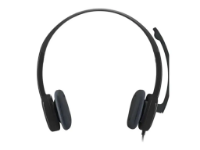 imagem de Headset Logitech H151 Stereo Preto com Microfone com Fio - 981-000587