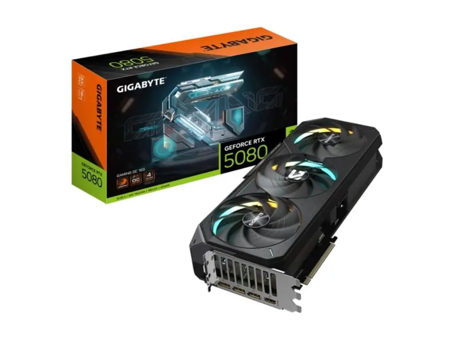 imagem de Placa de Video Gigabyte Geforce Rtx 5080 Gaming Oc 16gb Gddr7 256 Bits - Gv-N5080gaming Oc-16gd